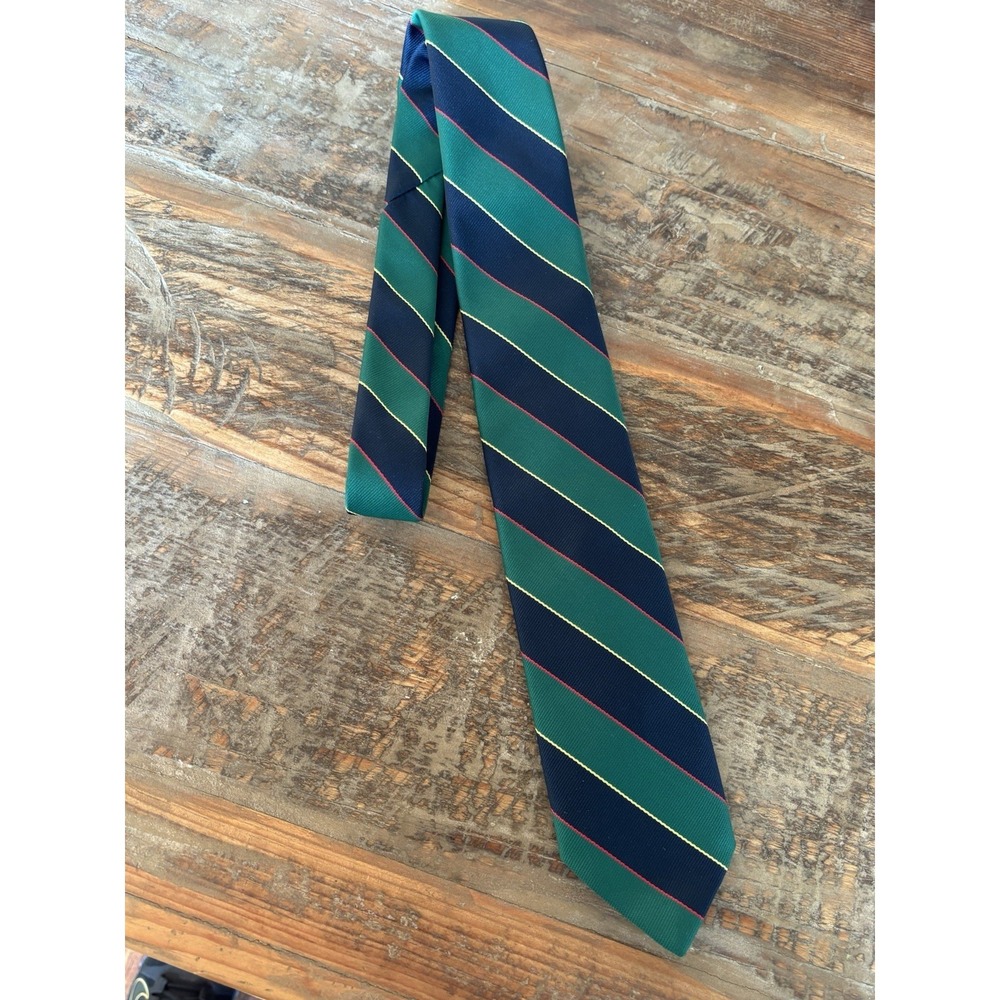 vintage Anderson-Little necktie British regimental stripe College Style